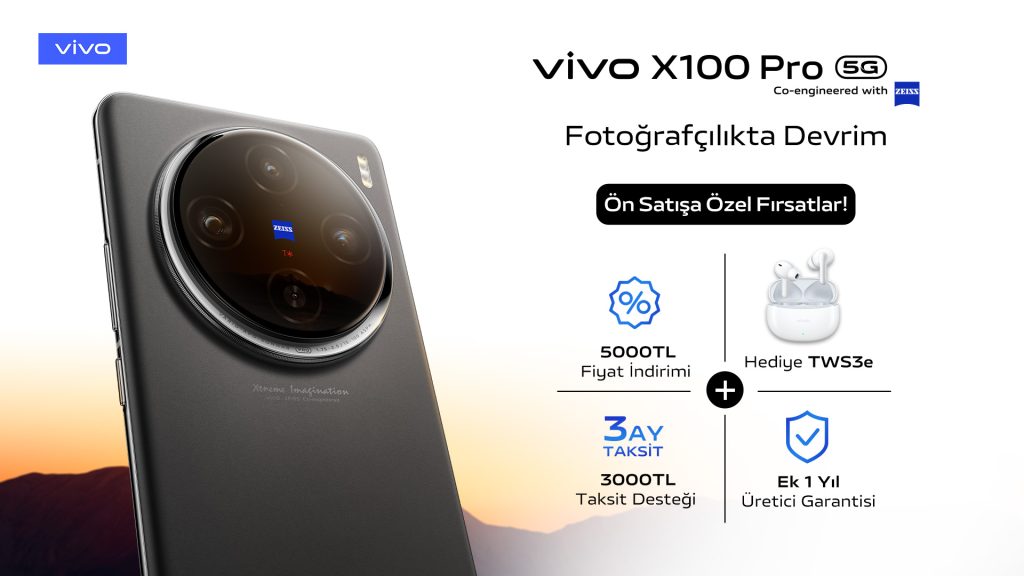 VIVO X100 Pro Türkiye’de!
