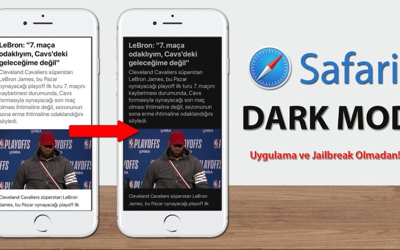 Safari Koyu Mod Açma Nasıl Yapılır?