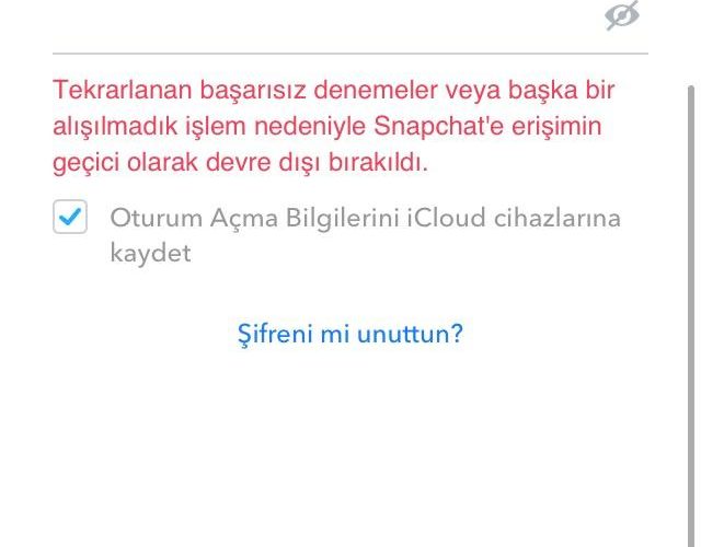 Snapchat Tekrarlanan Başarısız Denemeler Hatası Nasıl Çözülür?