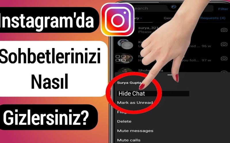Instagram Mesaj Gizleme Nasıl Yapılır?
